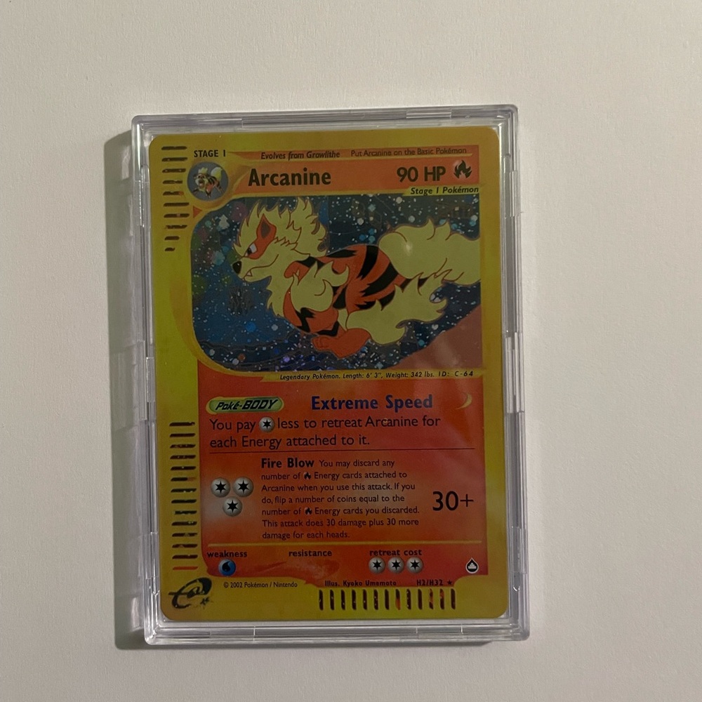 Arcanine H2/H32 Pokémon trading card